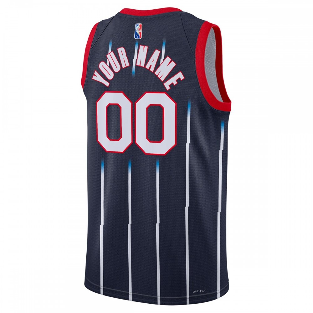 Houston Rockets 2021/22 Swingman Custom Jersey - City Edition - Navy-Pro Kit Vault | Brand New 26/27 Sports Jerseys